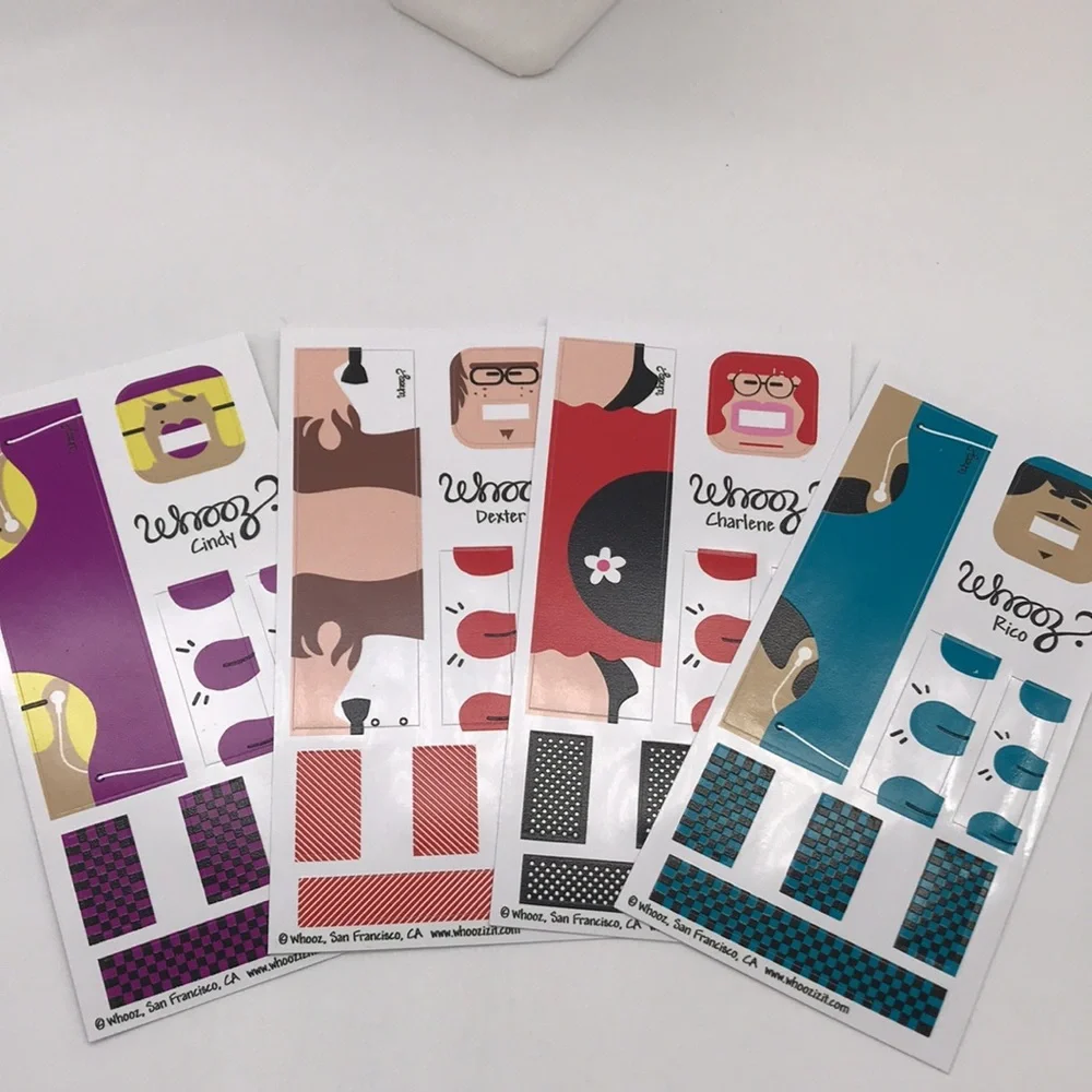 NEW Whooz Originals I-Phone/I-Pod Character Set